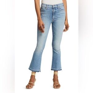 MOTHER Superior- The Hustler Undone Hem Ankle Jeans